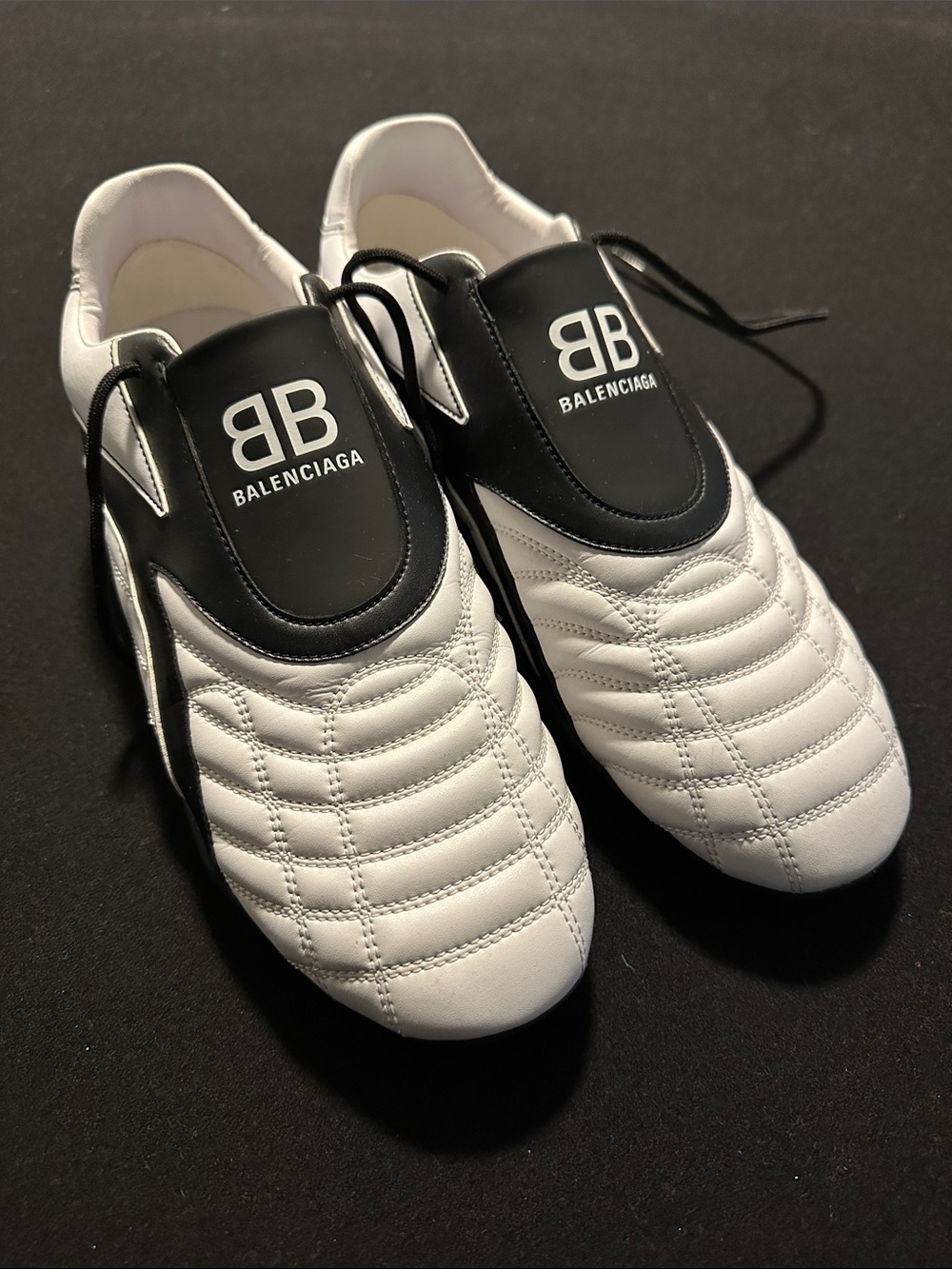 Balenciaga White and Black Zen Sneakers NWOT